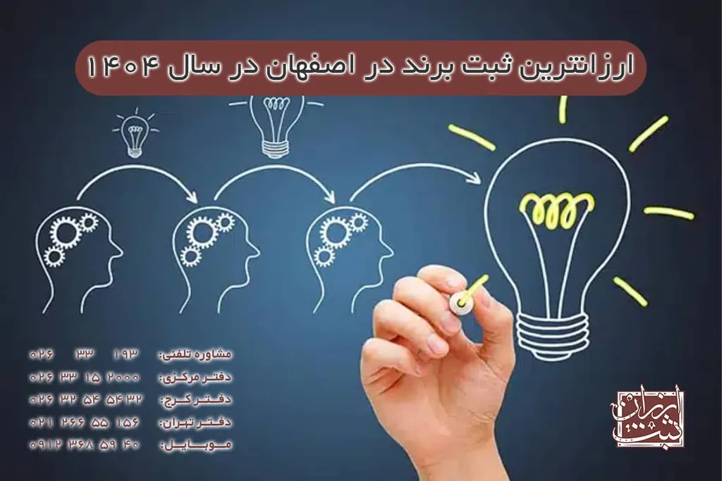 ثبت برند در اصفهان | هزینه و مراحل ثبت فوری برند در اصفهان