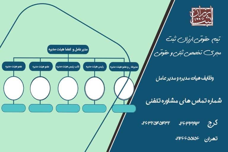 همه چیز در خصوص وظایف هیات مدیره و مدیر عامل